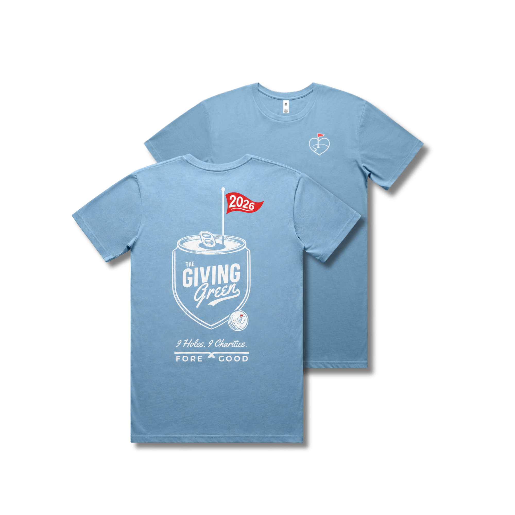 Carolina blue St. Jude Children's Research Hospital team shirt